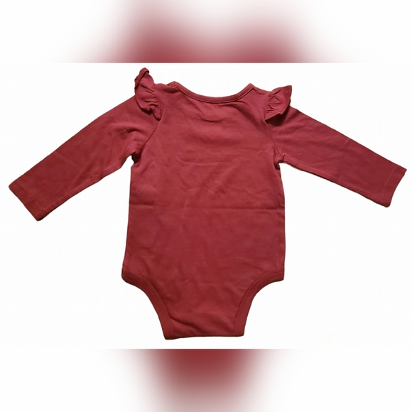 NWT Okie dokie 18M mauve bodysuit - Picture 2 of 7
